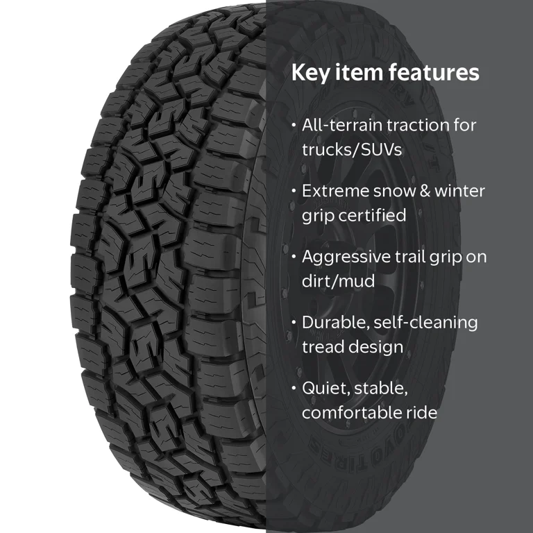 Toyo, Light Truck and SUV Tire, 35X11.50R20, Open Country A T III