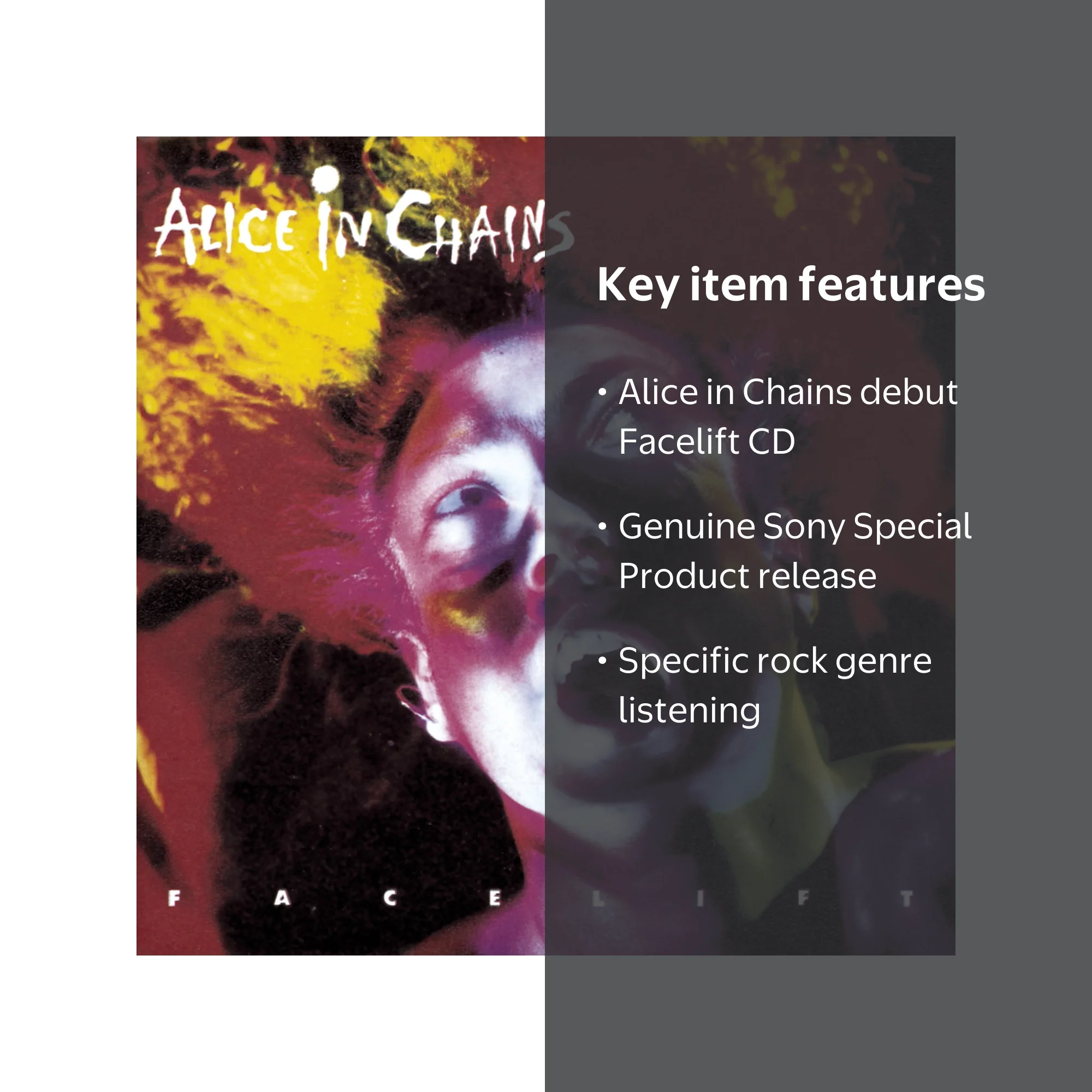 Alice in Chains - Facelift - Music & Performance - CD - Walmart.com