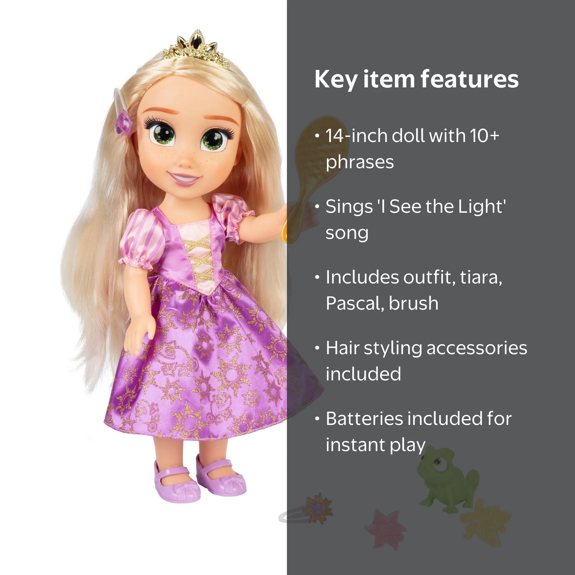 Disney Princess My Singing Friend Rapunzel 14 inch Tall Toddler