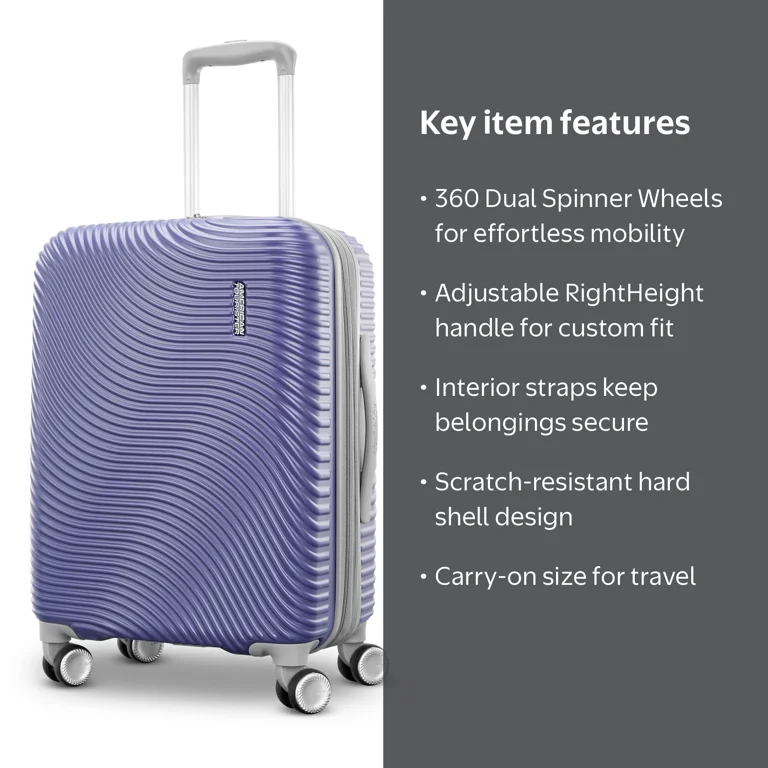 American Tourister Color Waves Carry On Expandable Luggage
