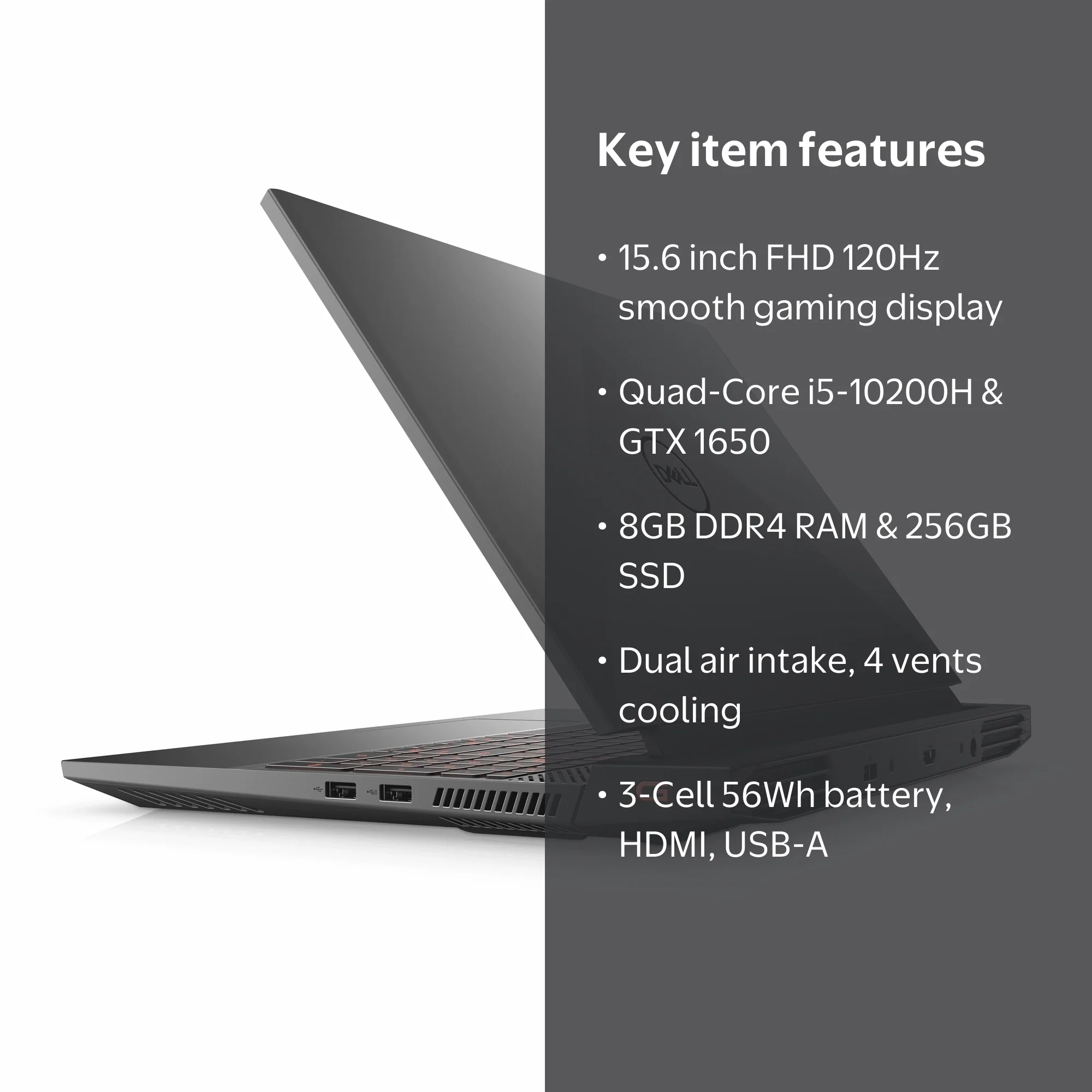 Dell G15 5510 Gaming Laptop, 15.6