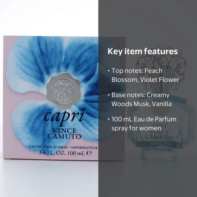 Vince Camuto Capri Eau de Parfum Spray, Juicy Fragrance Perfume