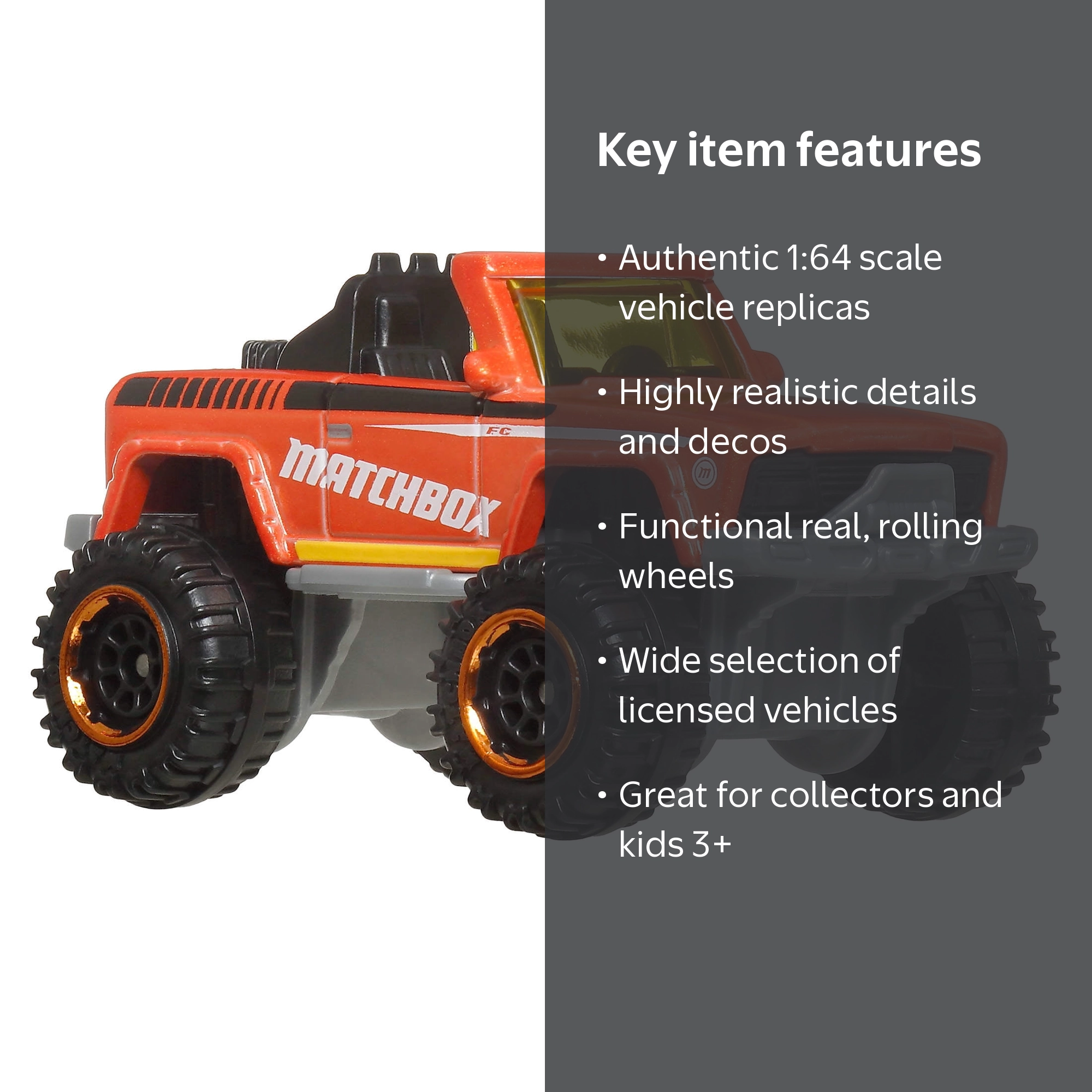 Matchbox 1:64 Scale Die-Cast Toy Cars, Trucks, Rescue and
