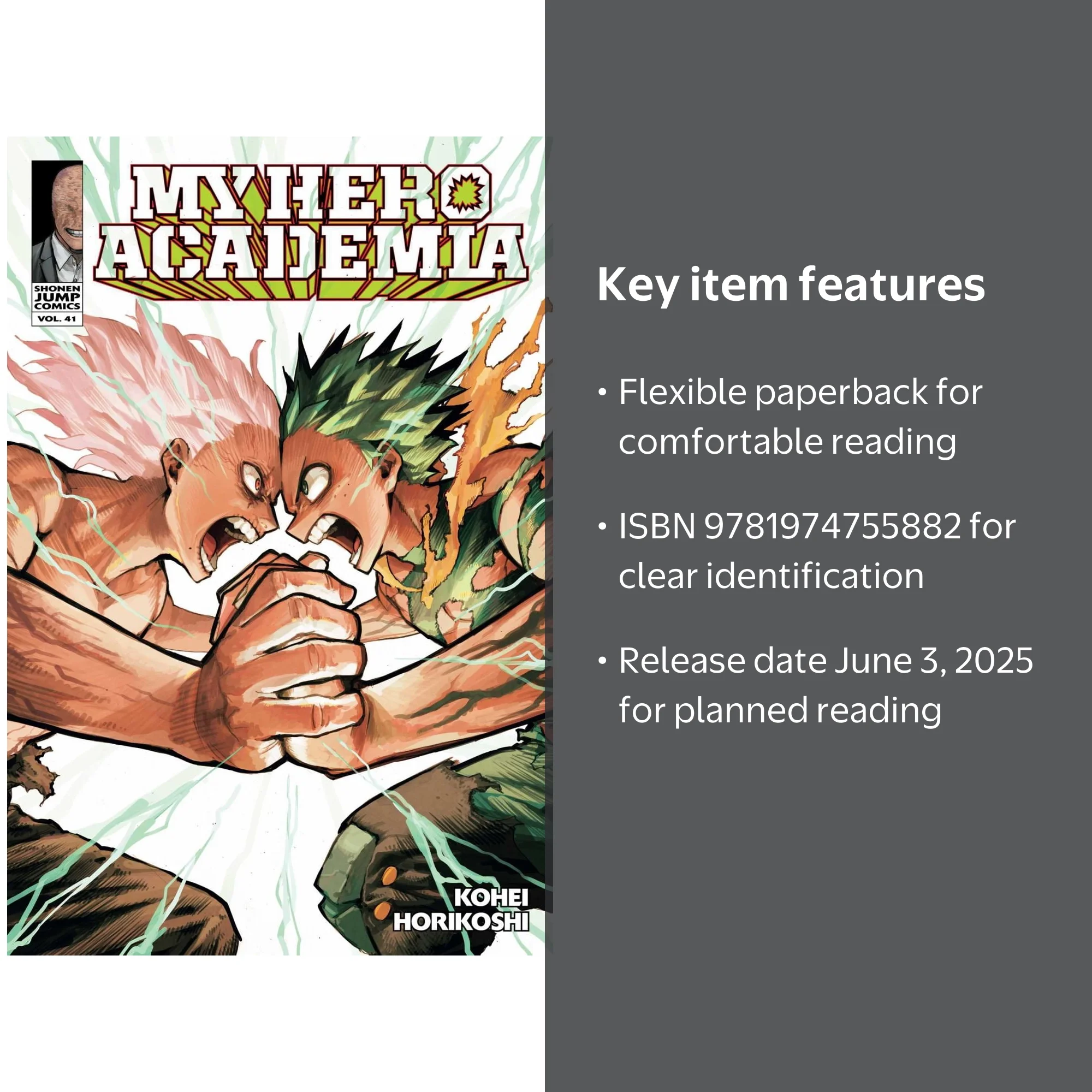 Kohei Horikoshi My Hero Academia Vol 41 Paperback featuring