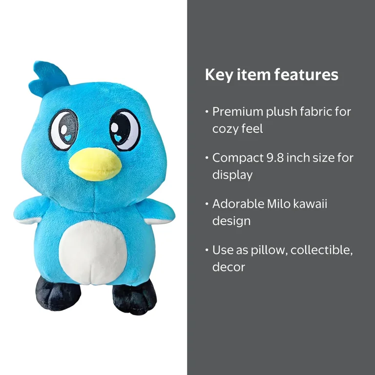 Milo And Chip Plush Doll 9.8 Inch Soft Cuddly Stuffed Toy Cute