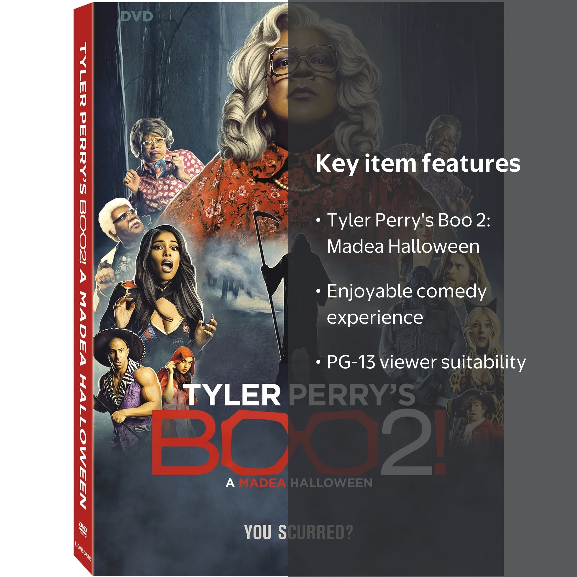 Tyler Perry's Boo 2! A Madea Halloween (DVD) - Walmart.com