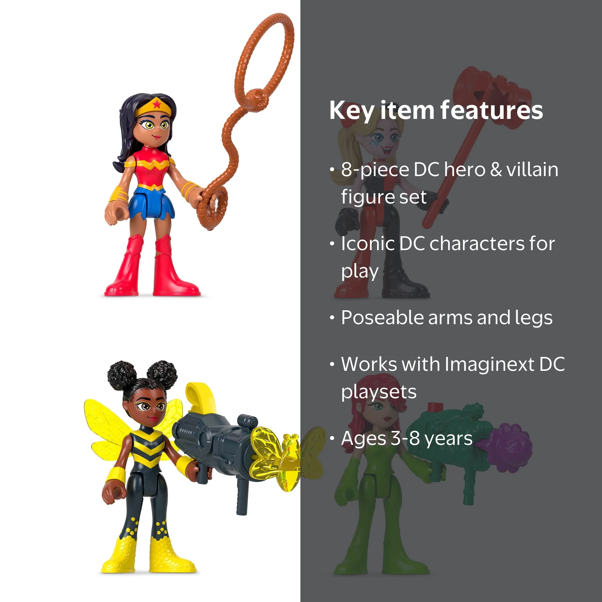 Imaginext DC Super Friends Rivals 8-Piece Figures & Accessories
