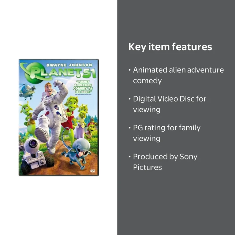 Sony Pictures Entertainment, DVD, Planet 51, Animated Alien Comedy