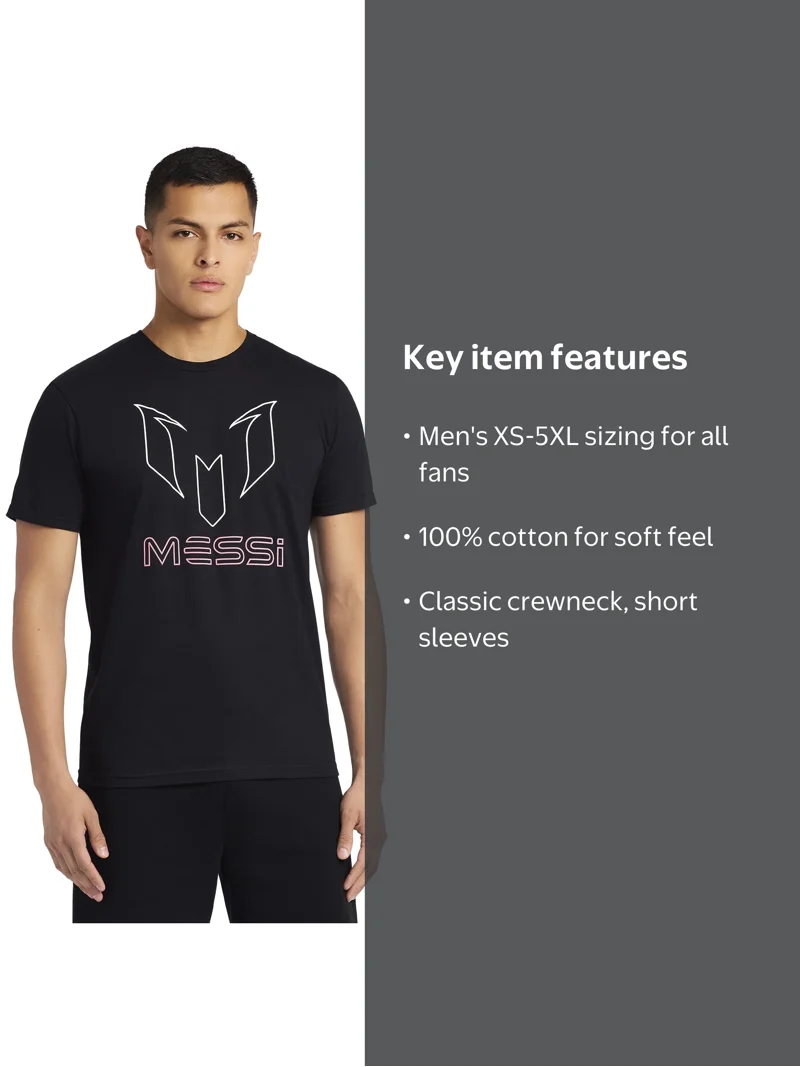 Lionel Messi Tee Shirt - men's Sizes XS-5XL - Walmart.com