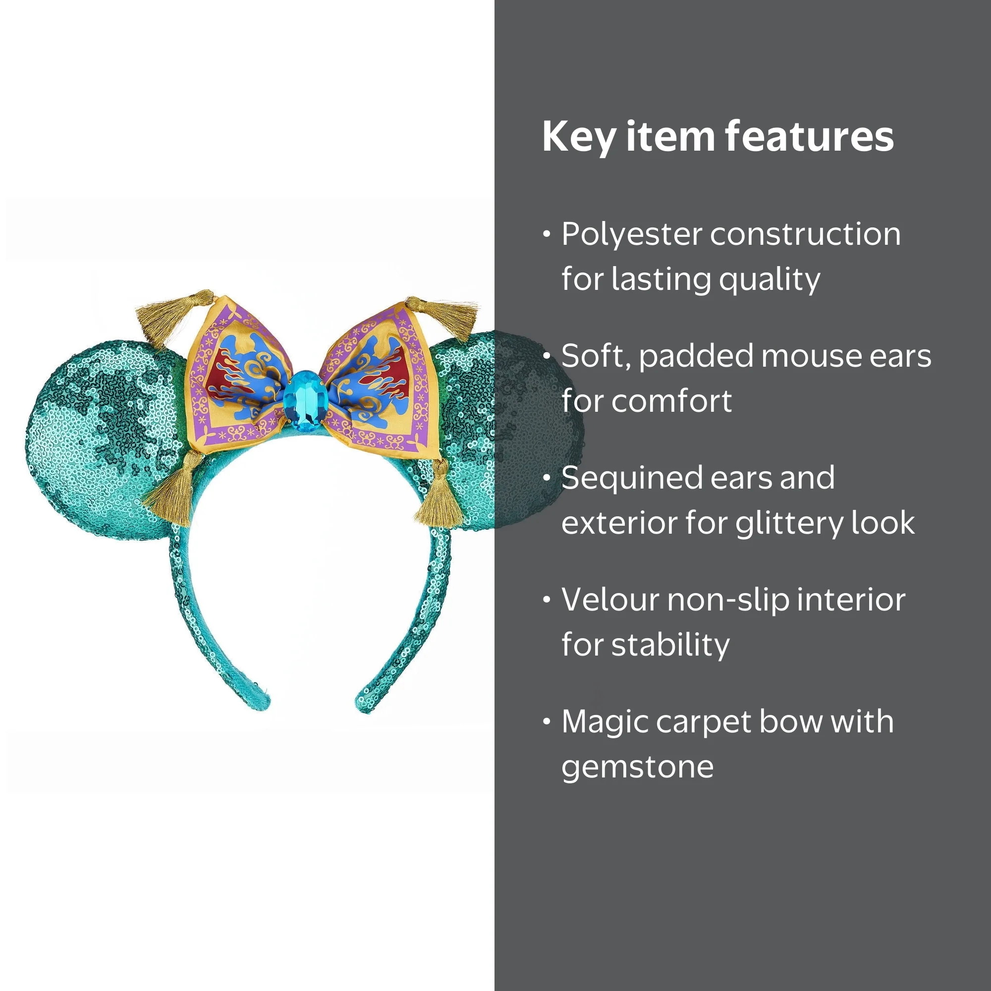 Disney Fashion Headbands Princess Jasmine, in Magic Carpet 