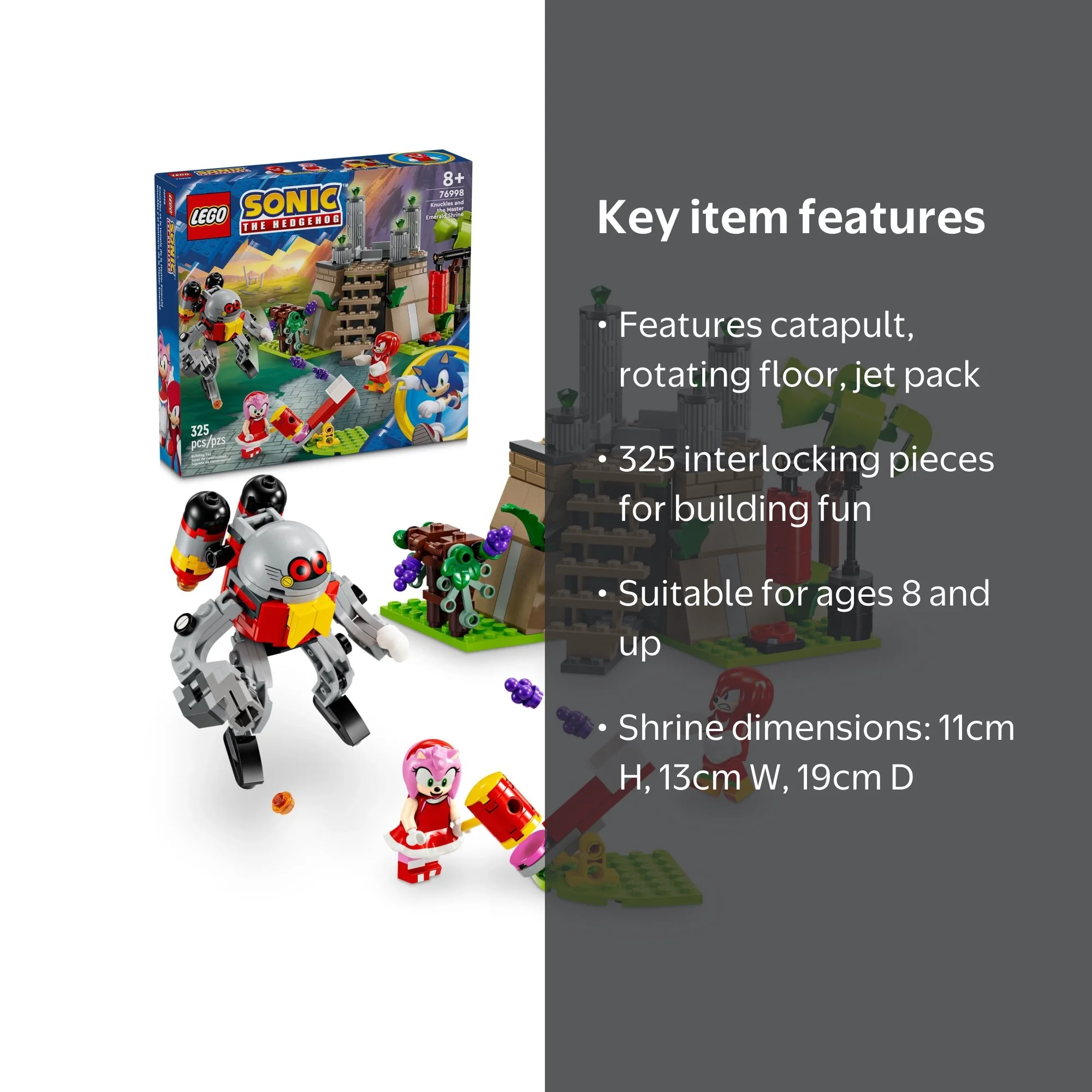 Free Shipping! LEGO Sonic the Hedgehog Knuckles and the Master