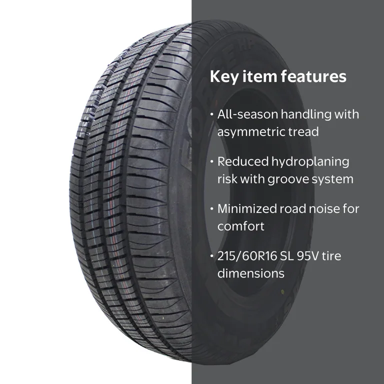 Atlas Force HP Performance Tire, 215/60R16 95V A/S, All Season