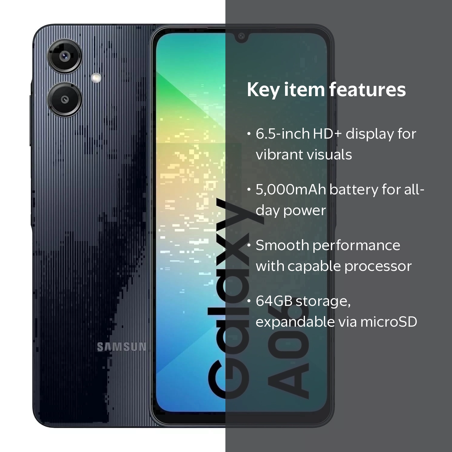 Samsung Galaxy A06 64GB/4GB Dual Sim 4G LTE Unlocked Brand New