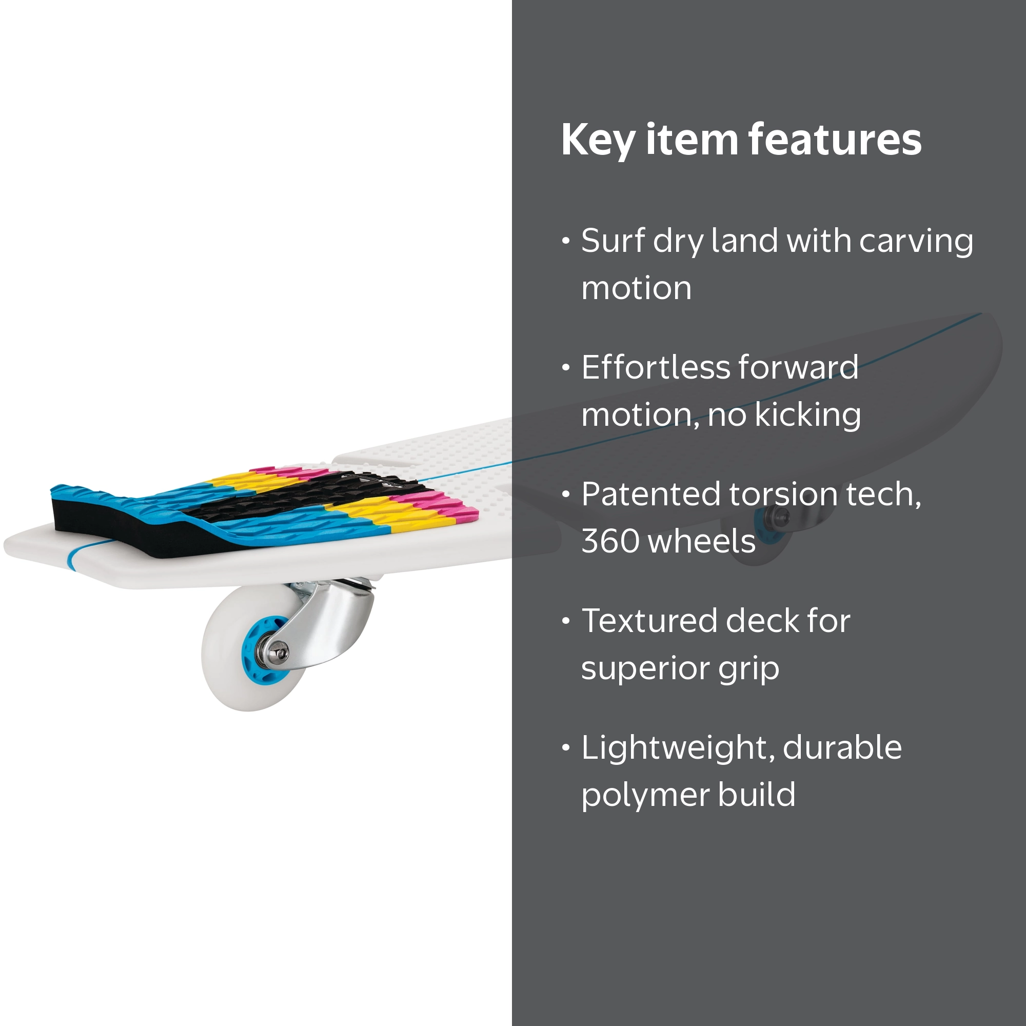 Razor, RipSurf Caster Board, 76mm, Multicolor Brown - Walmart.com