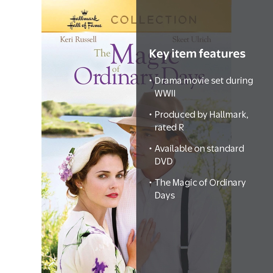 海外輸入盤　Magic of Ordinary Days Hallmark, The Magic of Ordinary Days, Drama DVD with WWII Setting