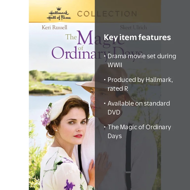 Hallmark, The Magic of Ordinary Days, Drama DVD with WWII Setting