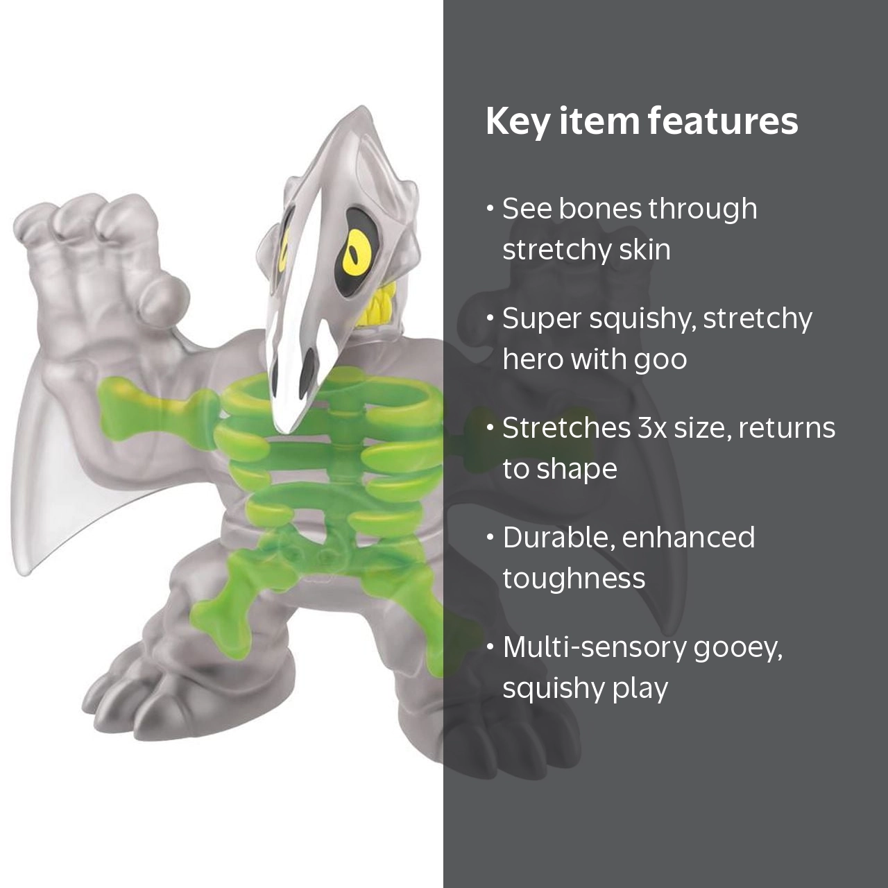 Free Shipping! Heroes of Goo Jit Zu Dino X-Ray Hero Pack - Terrack