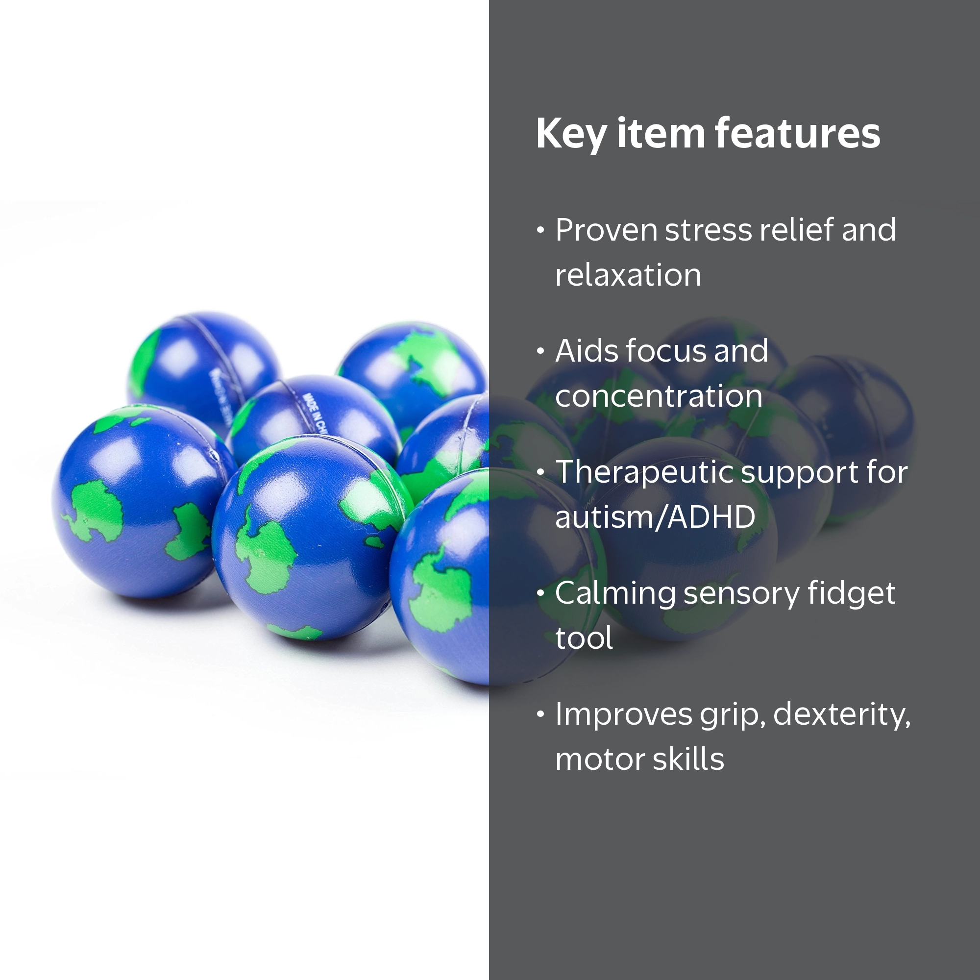 Neliblu Sensory Squishy World Stress Relief Toys - Therapeutic