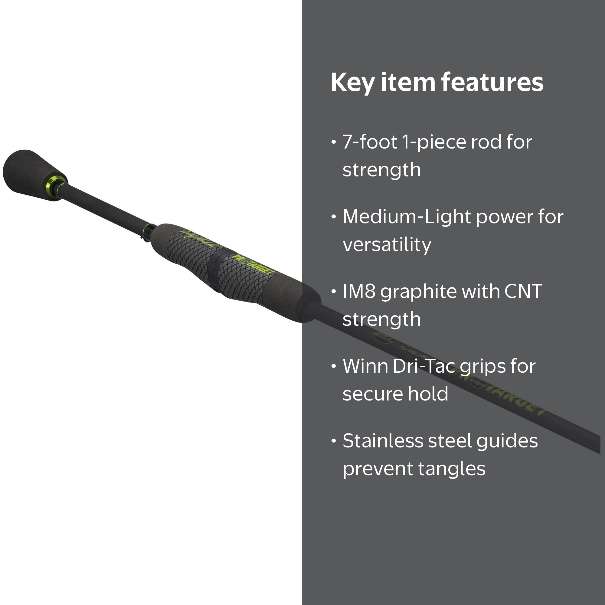 Lew's Wally Marshall Pro Target Series Spinning Fishing Rod, 7
