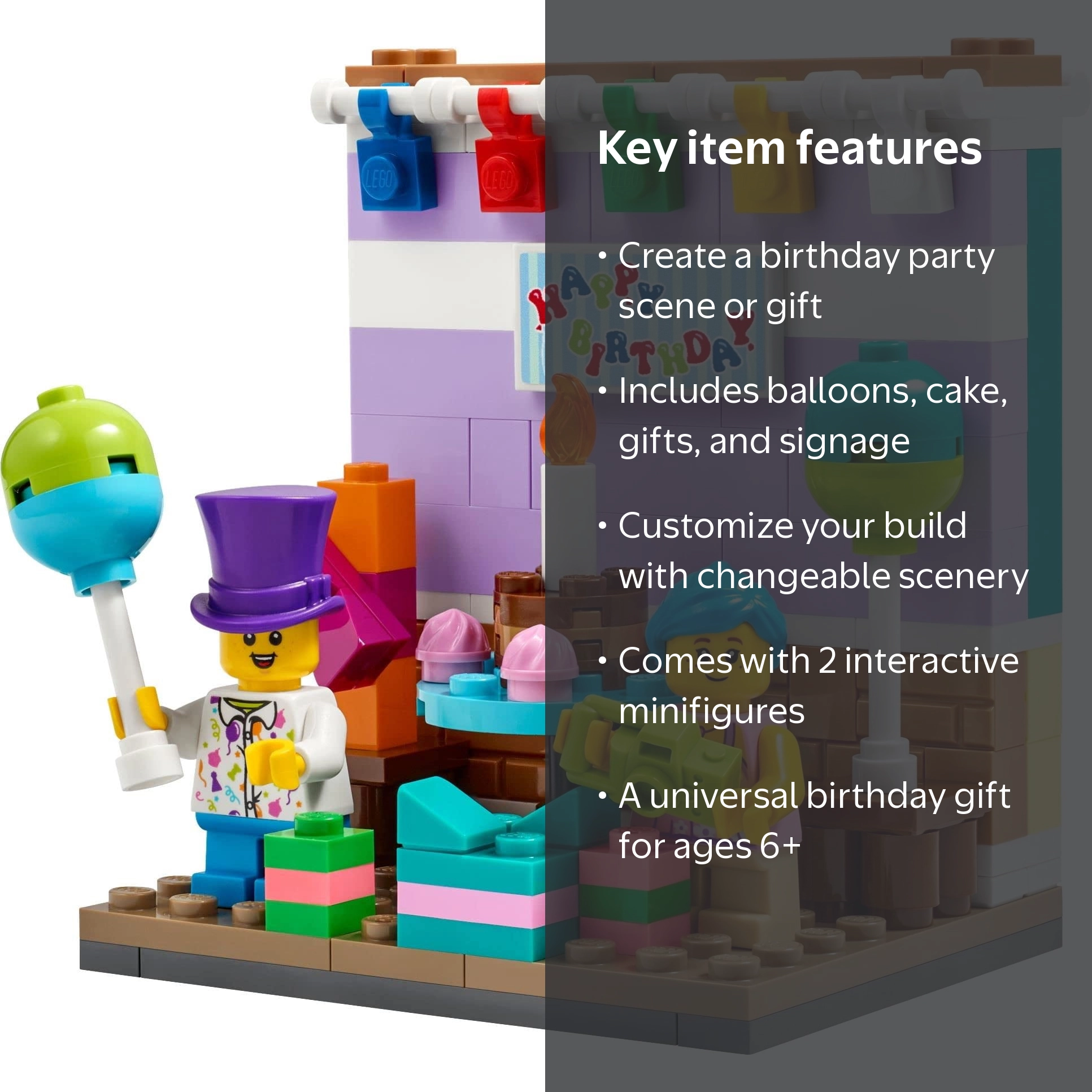 青箱トミカMiniCooper40thTraffic happybirthday LEGO, Birthday Diorama, Set 40584, Customizable Scene - Walmart.com