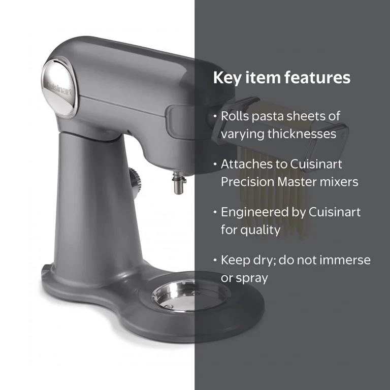 Cuisinart Precision Master Stand Mixer's Pasta Roller & Cutter