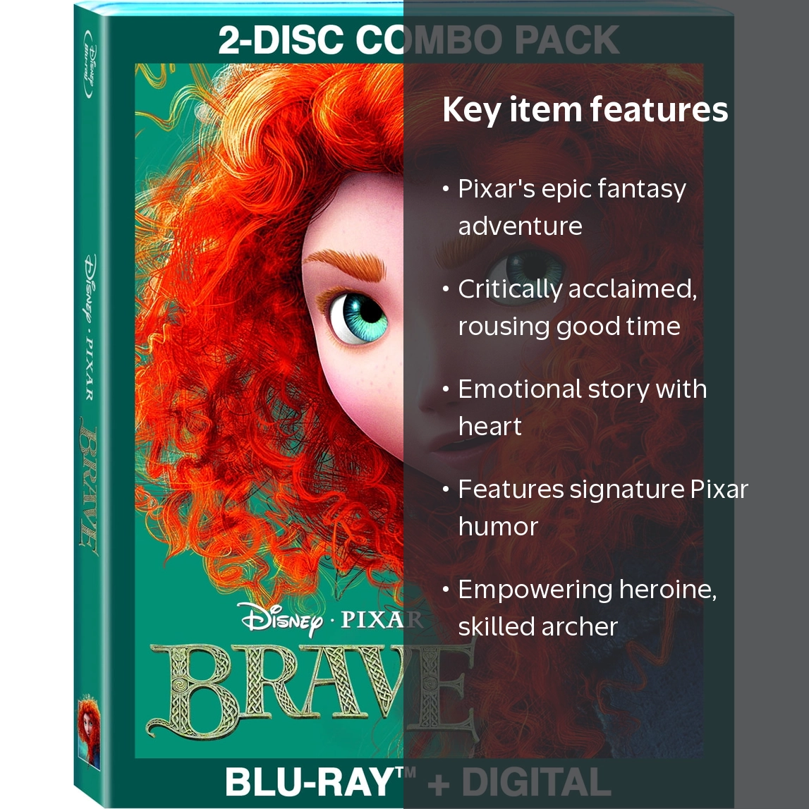 Walt Disney Video - Brave [BLU-RAY] - Walmart.com