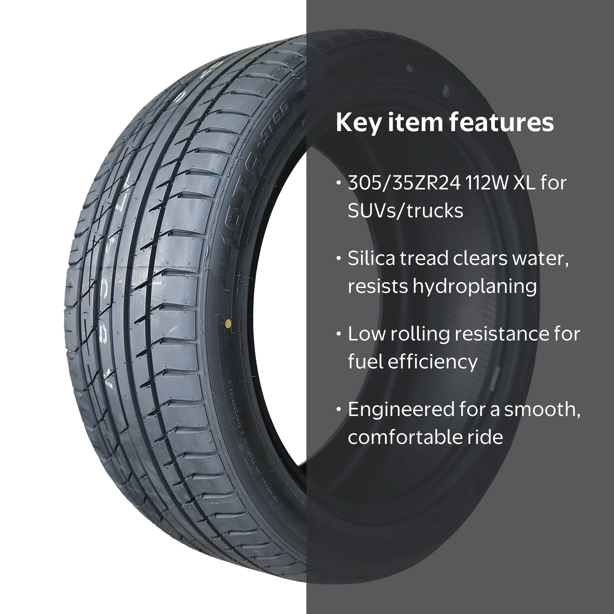 Accelera Iota ST68 All Season SUV and Light Truck Tire, 305/35ZR24