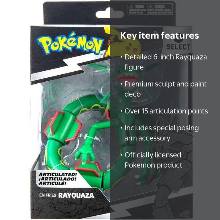 Pok√©mon Rayquaza 6-inch Super Articulated Action Figure
