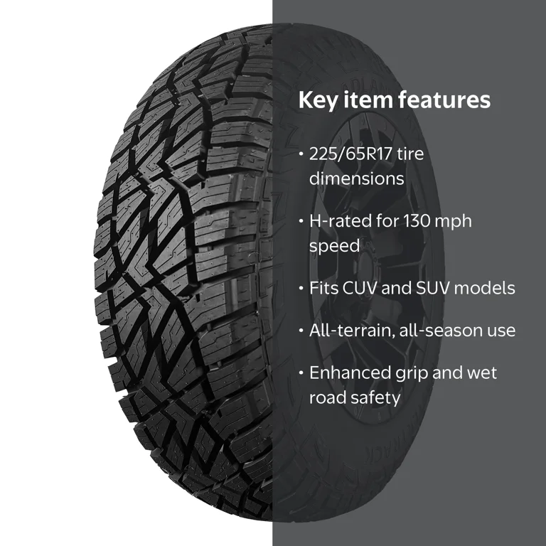 Mastertrack Badlands ATX 225/65R17 102H All Terrain SUV/CUV Tire