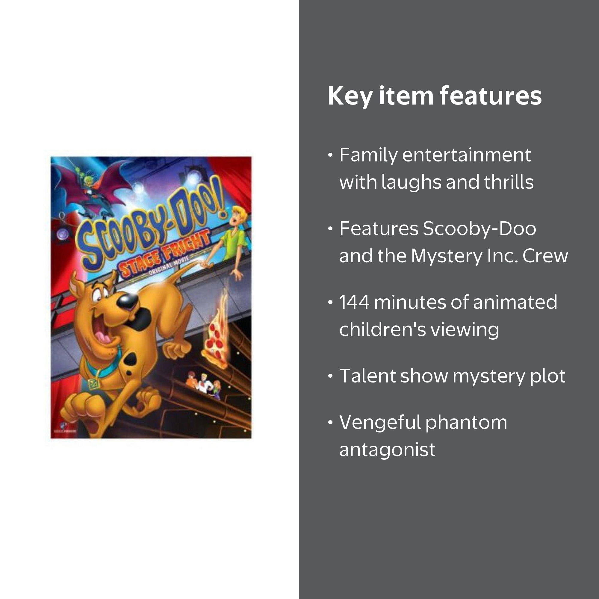 Warner Bros, DVD, Scooby-Doo! Stage Fright, 144 mins - Walmart.com