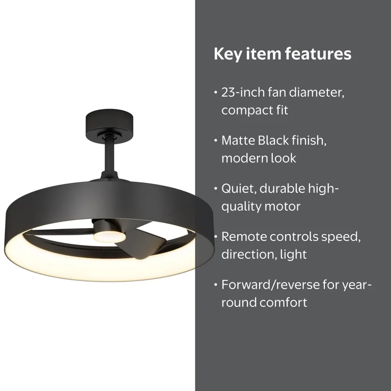 Artika, LED Chandelier Ceiling Fan Fandelier, 23