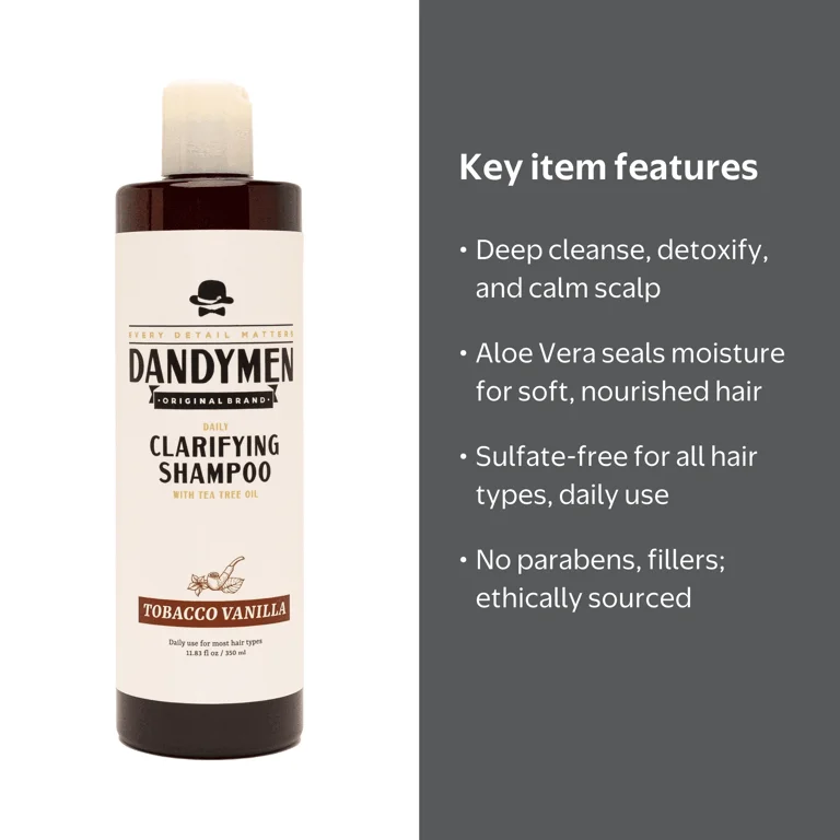 DANDYMEN COLLECTION Clarifying Shampoo, 11.83 fl oz - Walmart.com