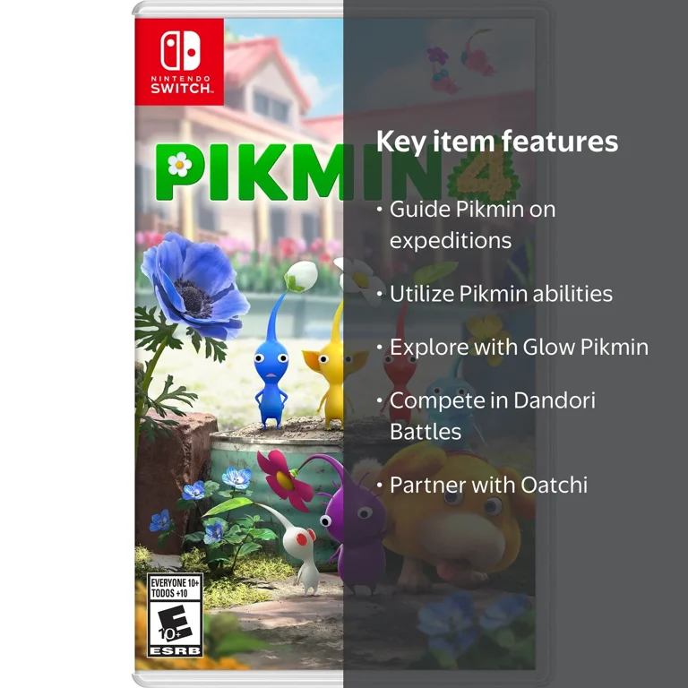 Pikmin 4 - Nintendo Switch, Grow and Guide Pikmin with New Glow