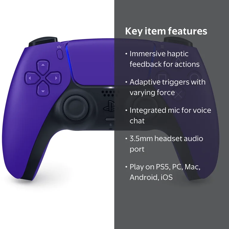 PlayStation, DualSense Wireless Controller, Galactic Purple