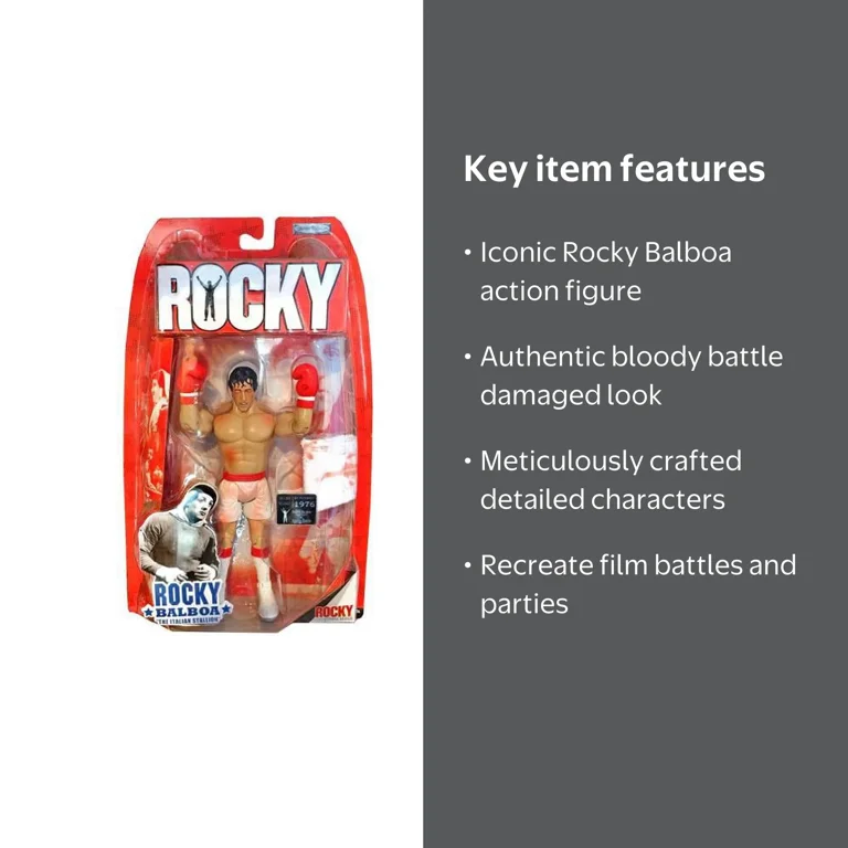 Rocky I Rocky Balboa Action Figure (Bloody Battle Damaged