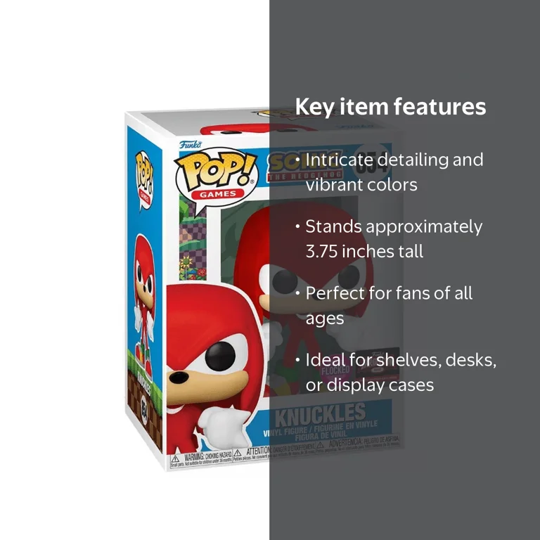 Funko POP! Games: Sonic The Hedgehog Knuckles #854 Vinyl Figure