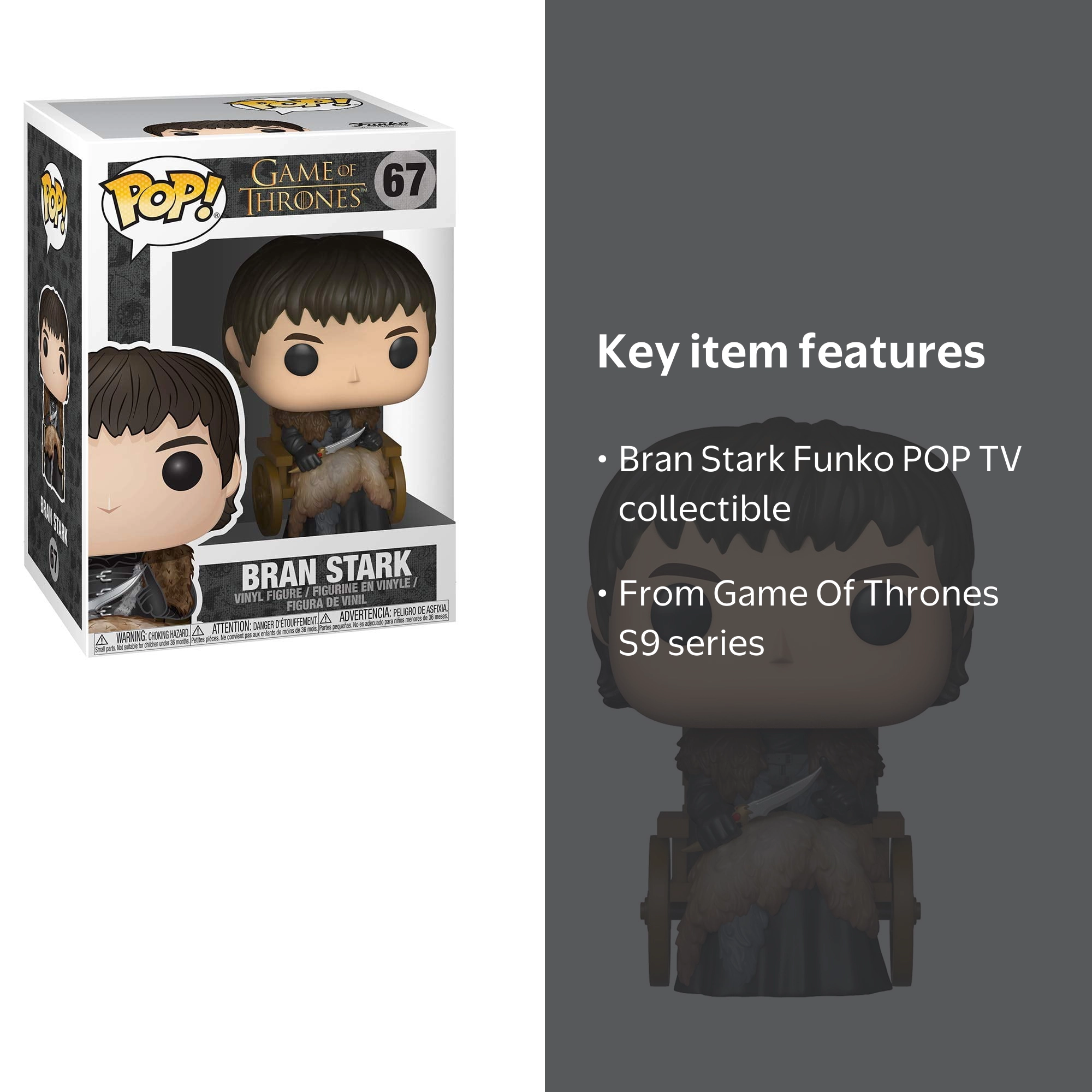 Funko POP TV: Game Of Thrones S9 - Bran Stark Collectible Figure
