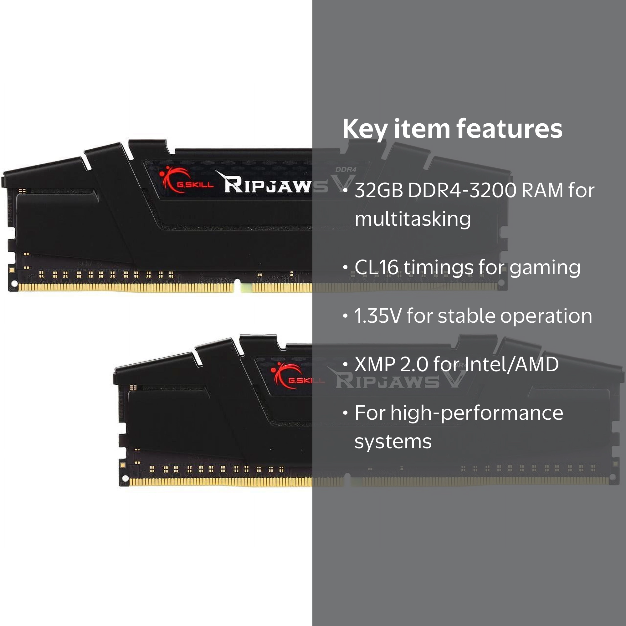 G.SKILL Ripjaws DDR4-3200 32GB×1 k2-_a4dc9b6d-f951-43b5-9984-
