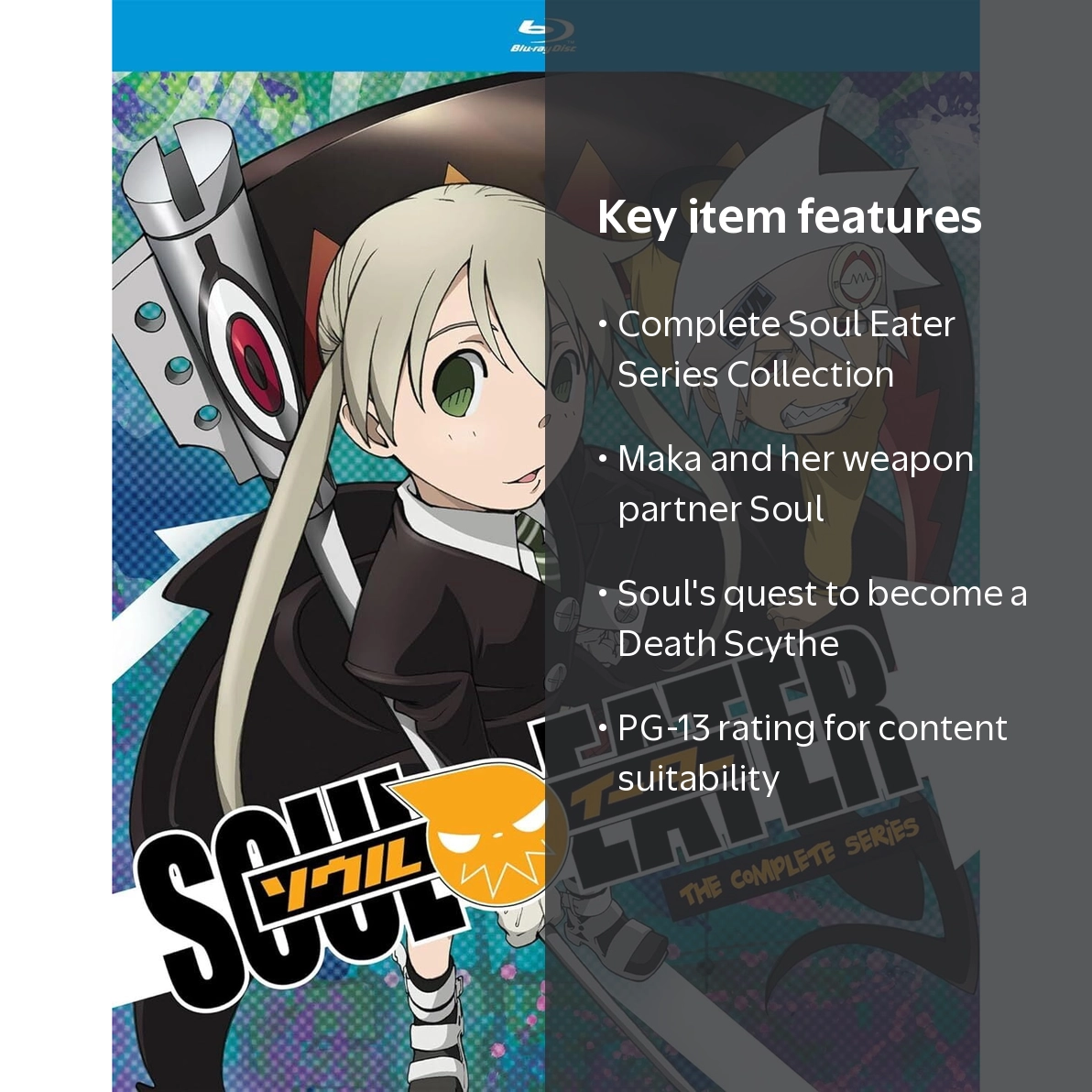 Soul Eater: The Complete Series, PG-13, Anime Fighting Monsters