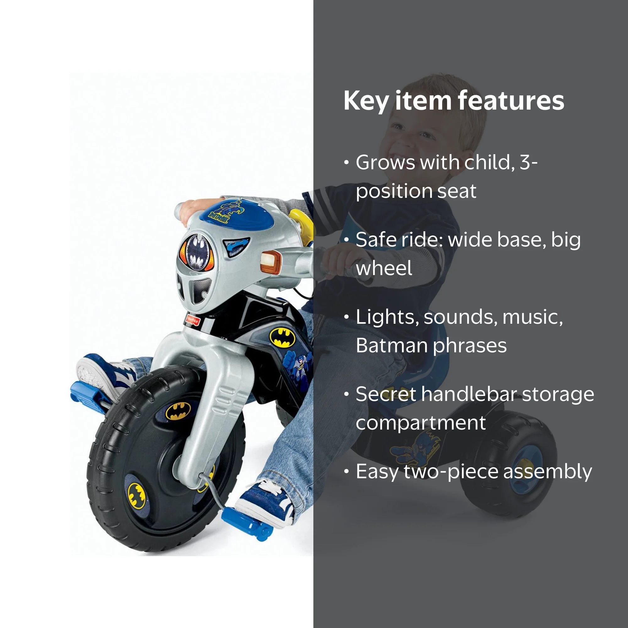 batman bike helmet toys r us Imaginext DC Super Friends Action Set Dive into the world of Gotham with this Batman 3D headphones Ruroc RG2 Batman - Child