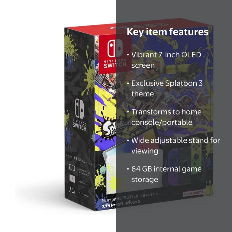 Nintendo Switch OLED Model Splatoon 3 Special Edition Japan Stock