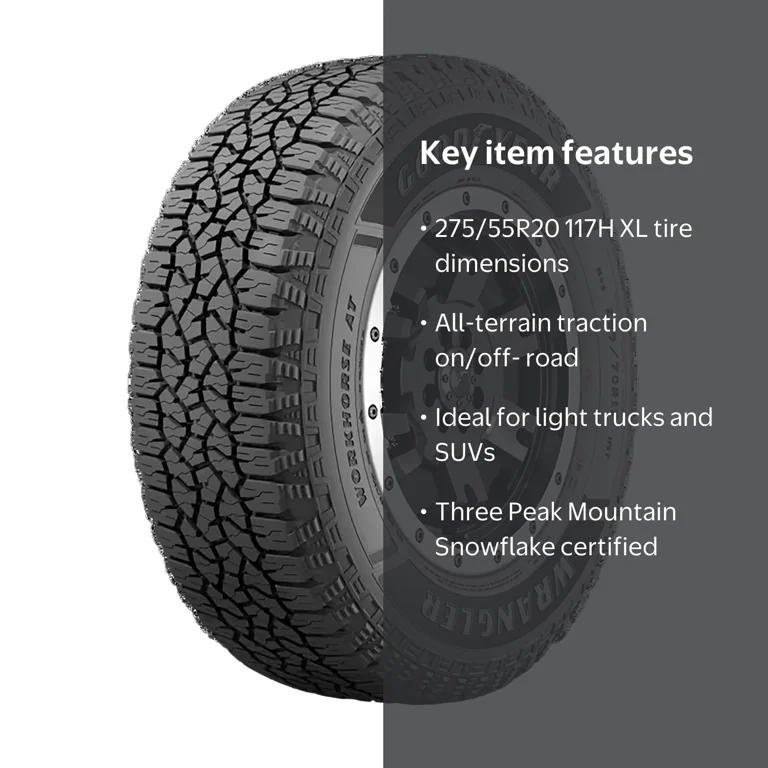 Goodyear Wrangler Workhorse AT All Terrain 275/55R20 117H XL Light