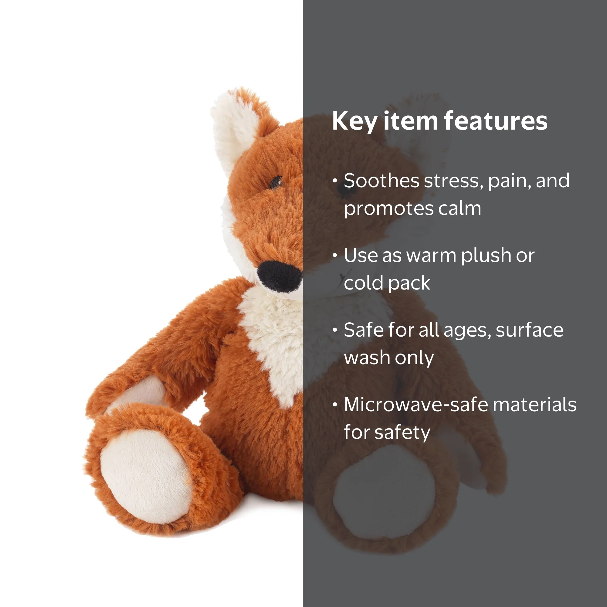 Warmies Microwavable French Lavender Scented Plush Fox - Walmart.com