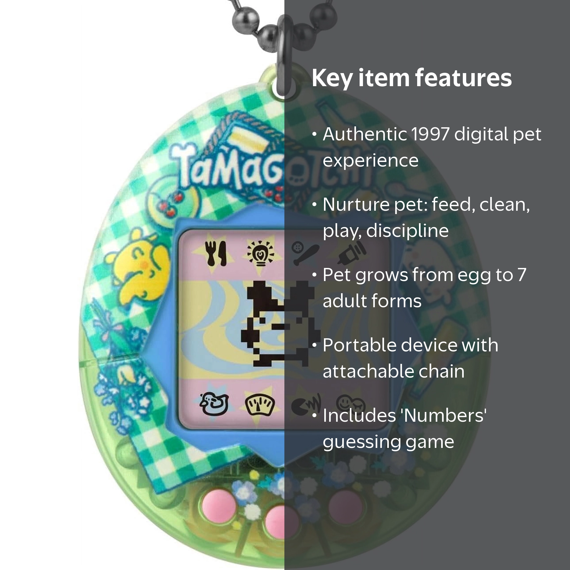 Tamagotchi, Digital Pet, Original Generation 2, Tama Picnic shell