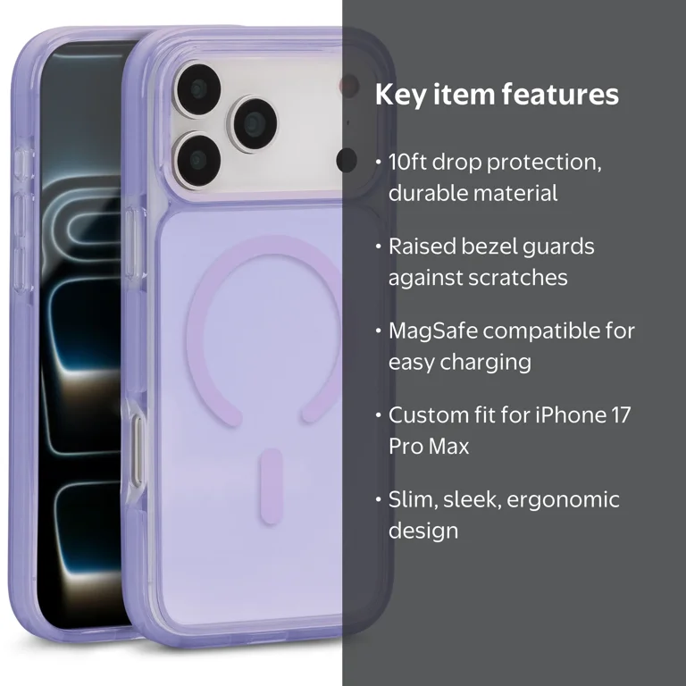 iHome Magnetic Velo Phone Case for iPhone 18 Pro Max/ 17 Pro Max
