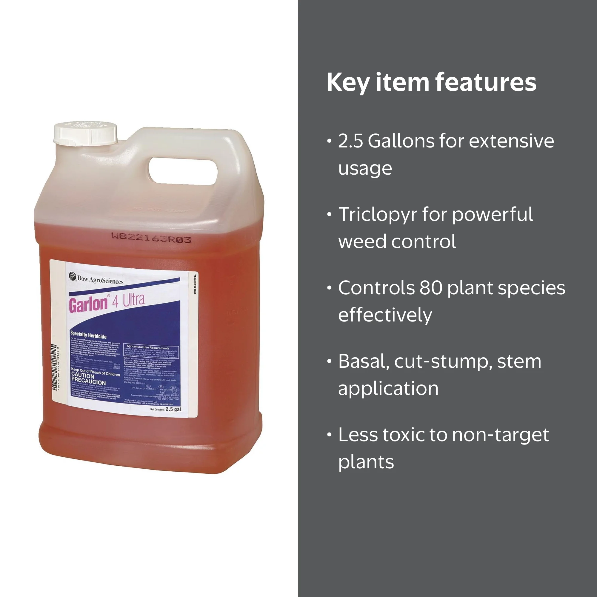 glyphosate herbicide weed killer Roundup Pro Concentrate Alternative Prokoz Glyphosate Pro 4 with Surfactant main image 1