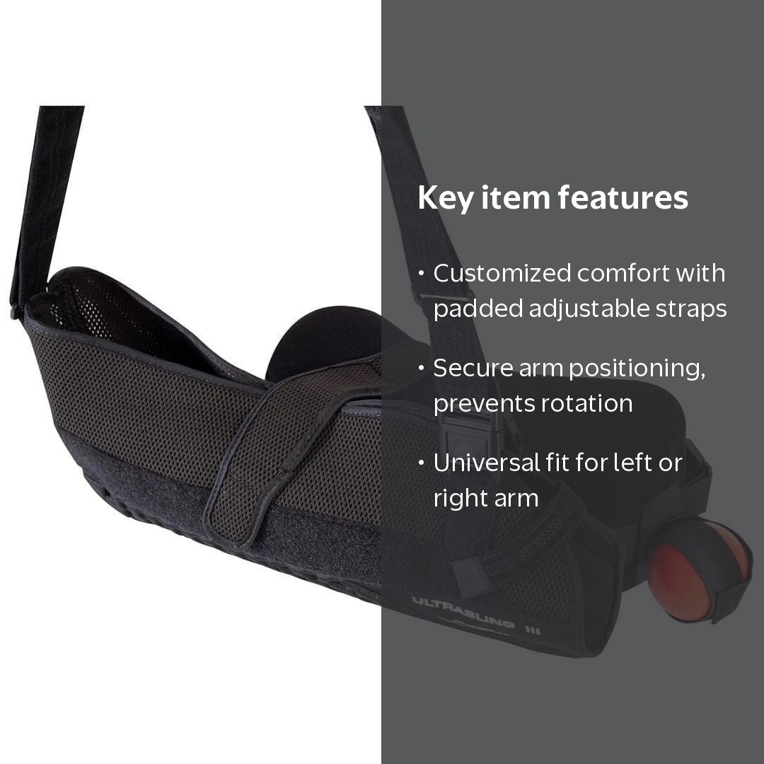 DonJoy UltraSling III Universal Fit Shoulder Support Sling with