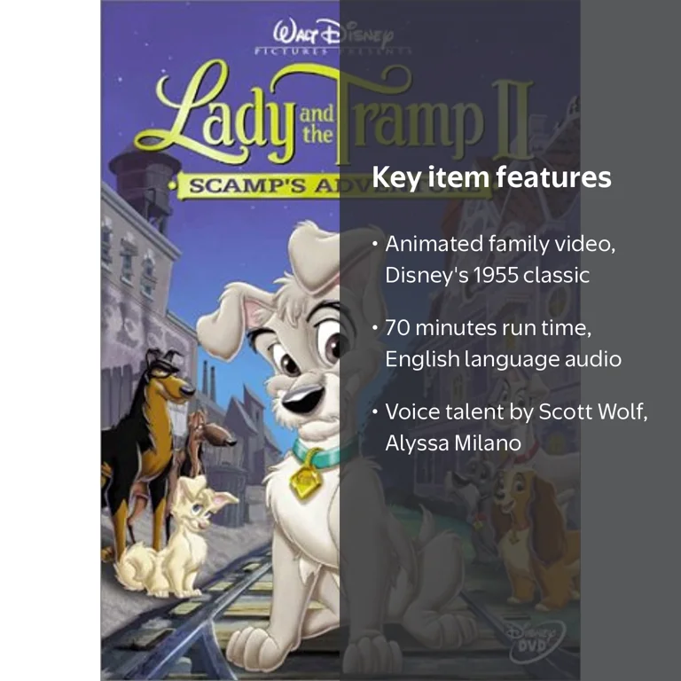 Lady & The Tramp II: Scamp's Adventure [DVD] - Walmart.com