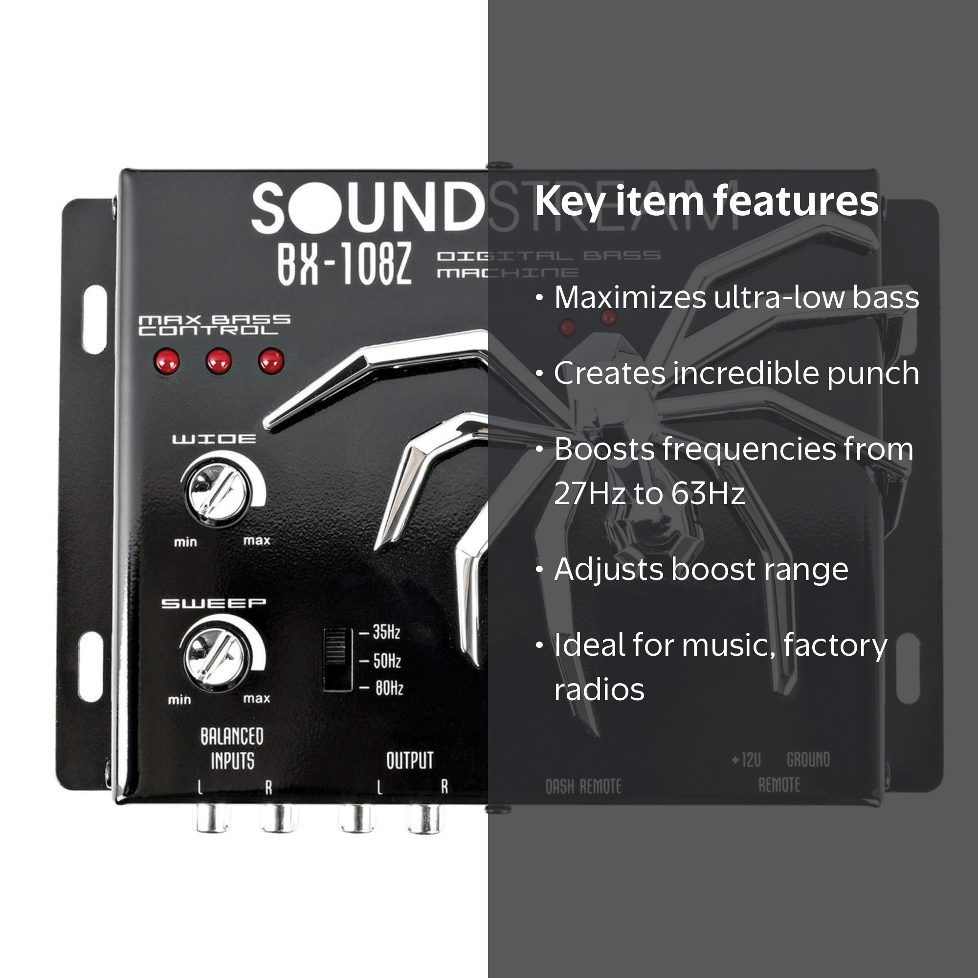Soundstream BX-108Z Digital Bass Reconstruction Processor