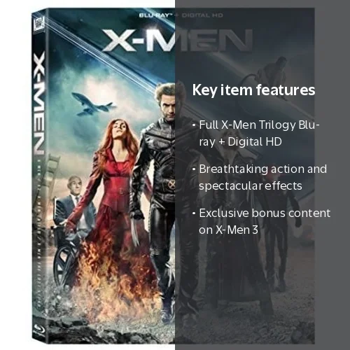 X-Men Trilogy (Blu-ray + Digital Code) - Walmart.com